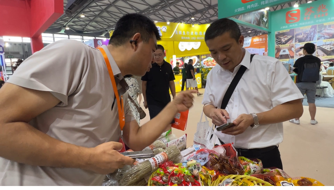 河北易县：农特食品“组团”亮相上海国际餐饮食材展受青睐(图3)