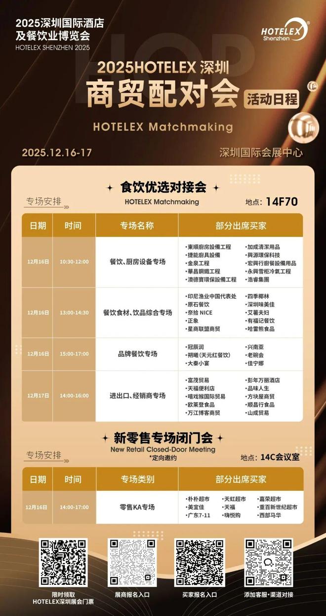 15万餐饮人齐聚深圳全球2500+供应商一站式采购年底逛这个展就够了！(图3)